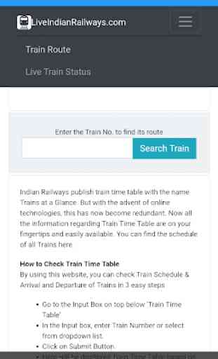 Live Indian Railway Status 2
