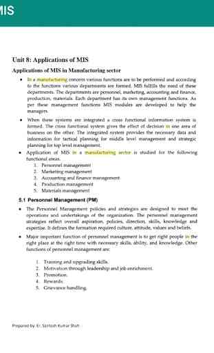 Management Information System(MIS) 4