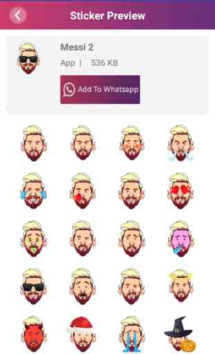 Messi Stickers For Whatsapp 3