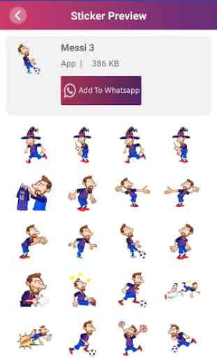 Messi Stickers For Whatsapp 4