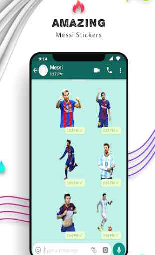 Messi Stickers For WhatsApp - WAStickerApps 3