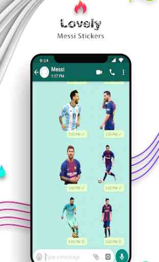 Messi Stickers For WhatsApp - WAStickerApps 4