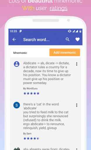 Mnemonic Dictionary - Fastest Vocabulary Builder 2