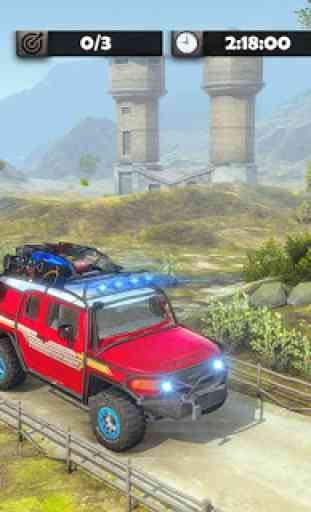 Offroad 4x4 Jeep Mountain Drive: Offroad Car 1