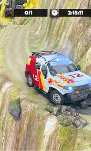 Offroad 4x4 Jeep Mountain Drive: Offroad Car 2