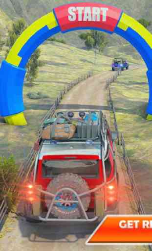 Offroad 4x4 Jeep Mountain Drive: Offroad Car 4