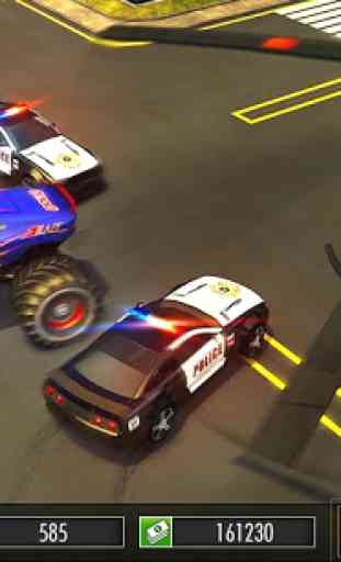 Police Chase Monster Car: City Cop Driver Escape 1