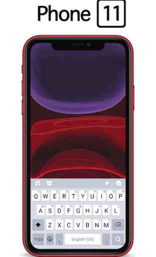 Red Phone 11 Keyboard Theme 1