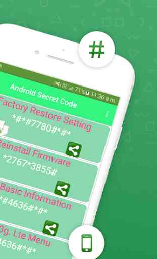 Secret Codes for android 2