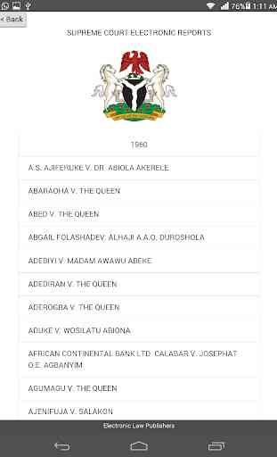 Supreme Court of Nigeria Electronic Reports 3
