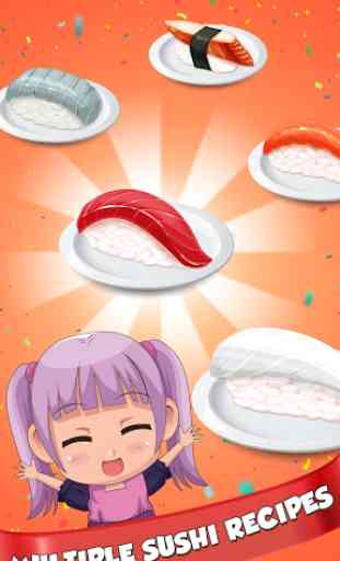 Sushi Restaurant Craze: Japanese Chef Cooking Game 2