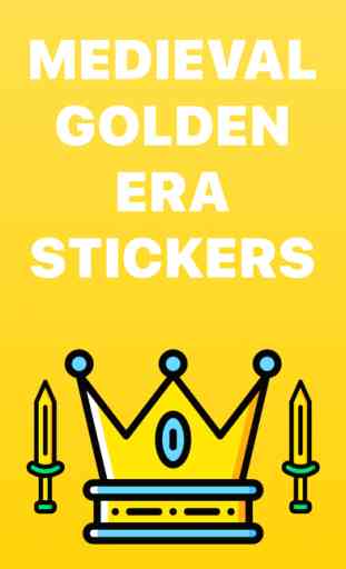 The Medieval: Golden Era Emoji Stickers Limited 1