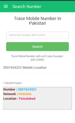 Trace Mobile Number 3