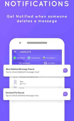 UNDELETE - Recover Deleted FB &  WhatsApp Messages 4
