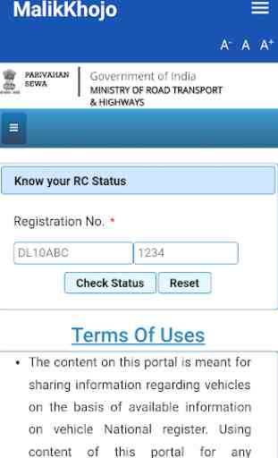 Vehicle Registration Search 2