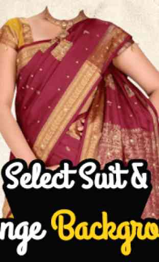 Women Traditional Saree Photo Suit Editor 2