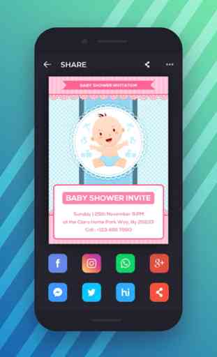 Baby Shower Invitation Card Maker 4
