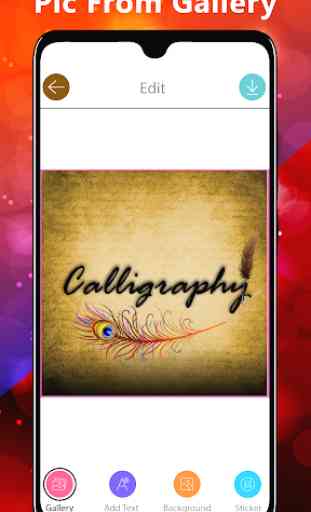 Calligraphy Font App 1