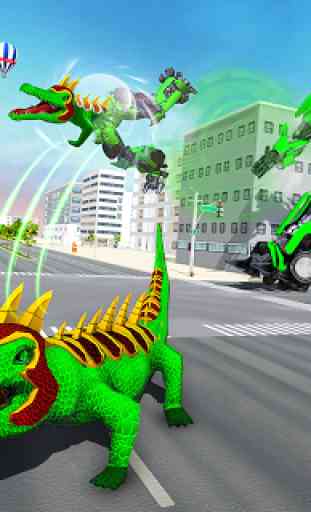 Crocodile Robot Car Transforming Robot Games 4