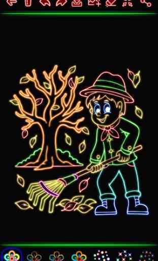 Doodle Drawing - Glow Draw Art 1