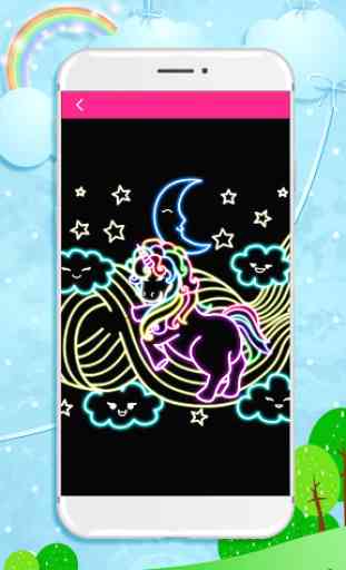 Doodle Glow: Draw Neon Art and Add Cute Stickers 3