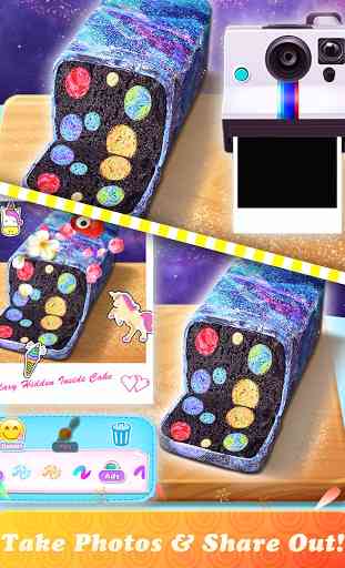Galaxy Inside Cake: Cooking Games for Girls 3