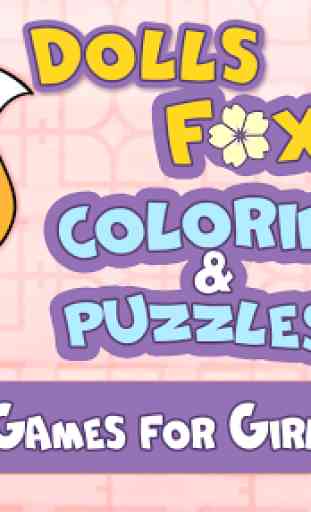 Games for girls: Puzzles and Coloring. Lol Colors 1