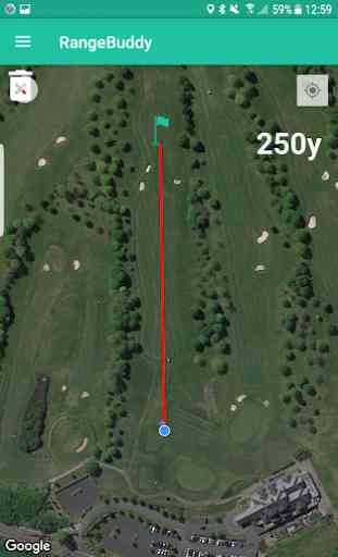 Golf GPS Range Finder - By RangeBuddy 1