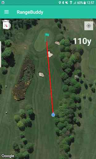 Golf GPS Range Finder - By RangeBuddy 2