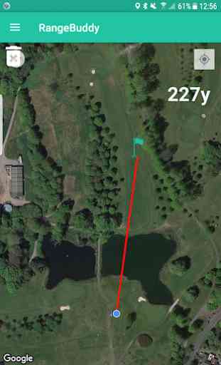 Golf GPS Range Finder - By RangeBuddy 3