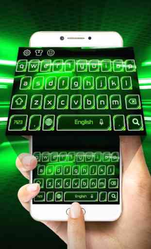 Green Light Keyboard 4