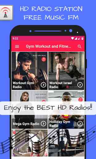 Gym Workout Music Exercise Songs Radio Player Free 2