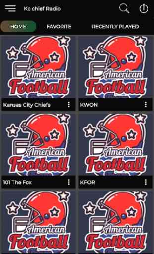 Kansas City football Radio App 1
