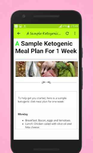 Keto Diet Guide For Beginners - One week Meal Plan 2