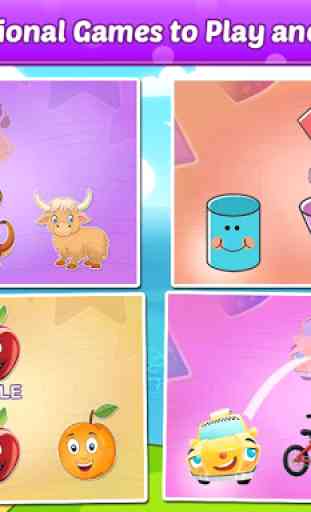 Kids Academy: Play School Learn 123, Shapes, Count 4