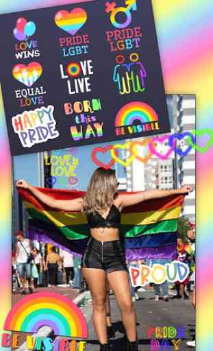 LGBT Pride Stickers – Love Photo Editor With Text 2