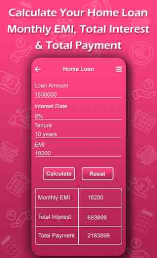 Loan EMI Calculator : Mortgage Calculator 2