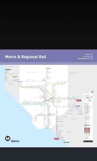 Los Angeles Metro Map 1