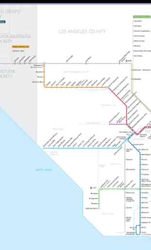 Los Angeles Metro Map 2
