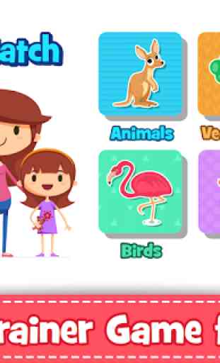 Memory Game for Kids : Animals, Preschool Learning 1