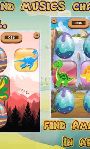 Memory games: Dinosaur pair matching games free 1