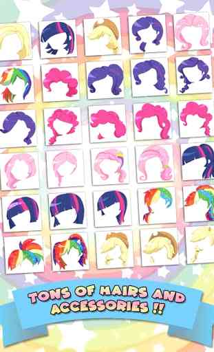 Mini Ponies Rainbow Pinkie Pony Dress Up 4