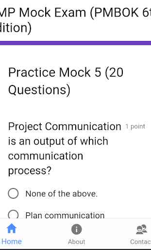 PMP 6th Version 2019 Mini Mock Exam 180 Questions 2