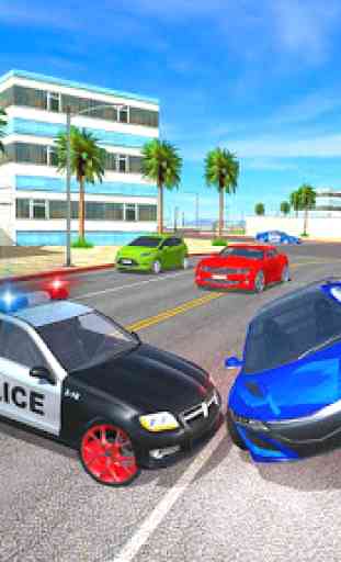 Police Chase New Car 3D Game 2