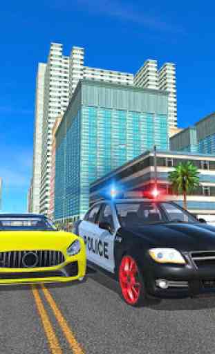 Police Chase New Car 3D Game 3