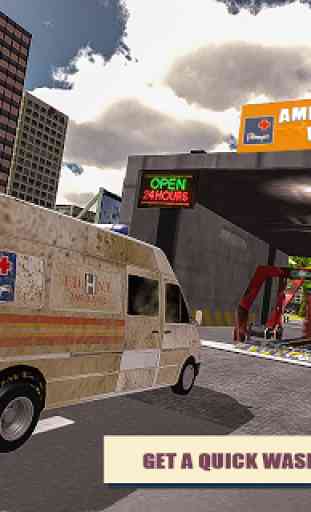 Real Ambulance Truck Wash Simulator 2018 3