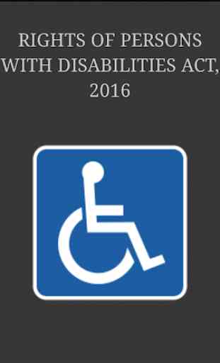 Rights of Persons with Disabilities Act, 2016 1