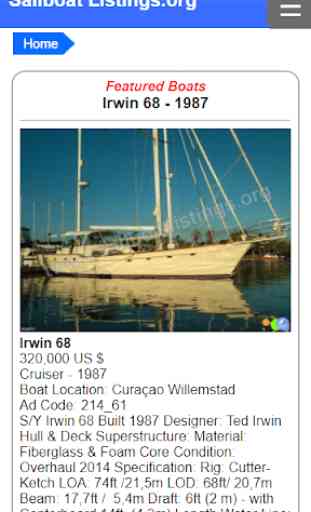 Sailboat Listings - Yachts and Boats 1