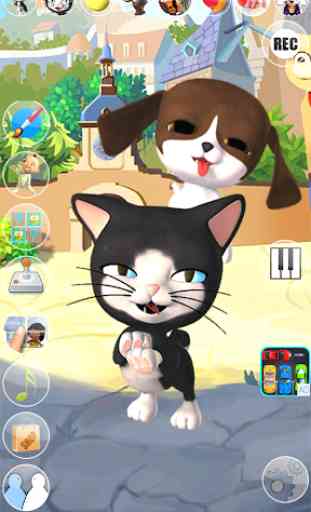 Talking Cat and Dog Kids Games 1