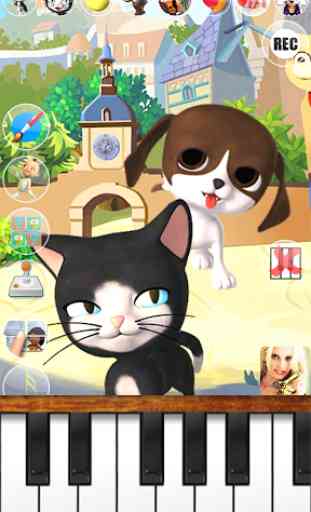 Talking Cat and Dog Kids Games 3